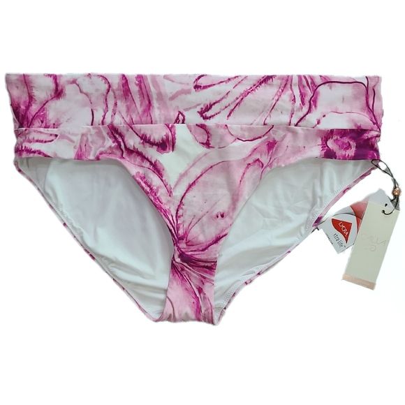 NWT CALIA by Carrie Underwood Pink Magenta Tie-dye Full Coverage Bottom XL - Picture 3 of 12